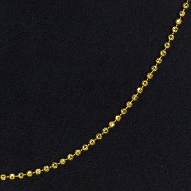 CADENA T. MILITAR ORO 18K X 40CM X 0.5MM