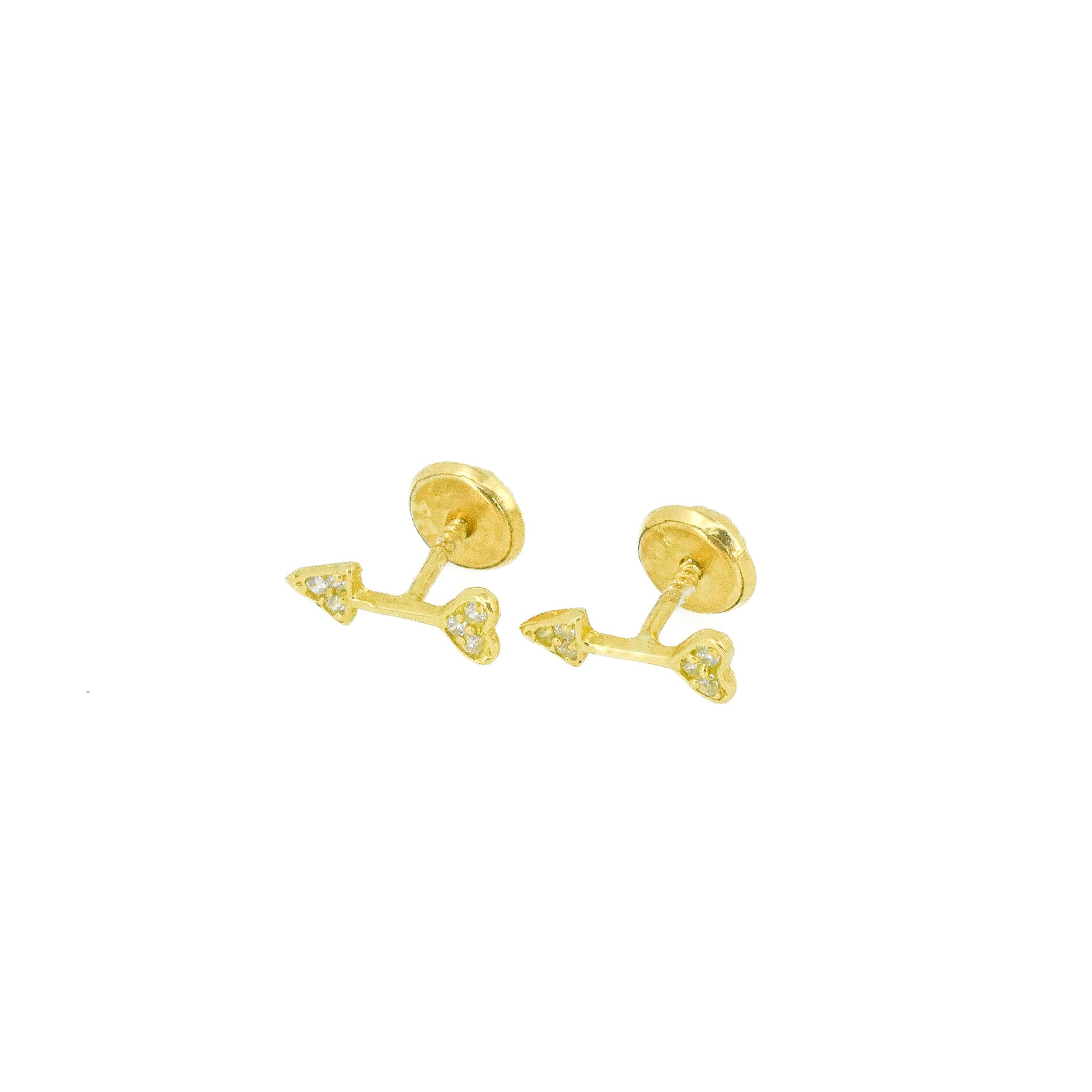 TOPOS FLECHAS ORO 18K X 6MM