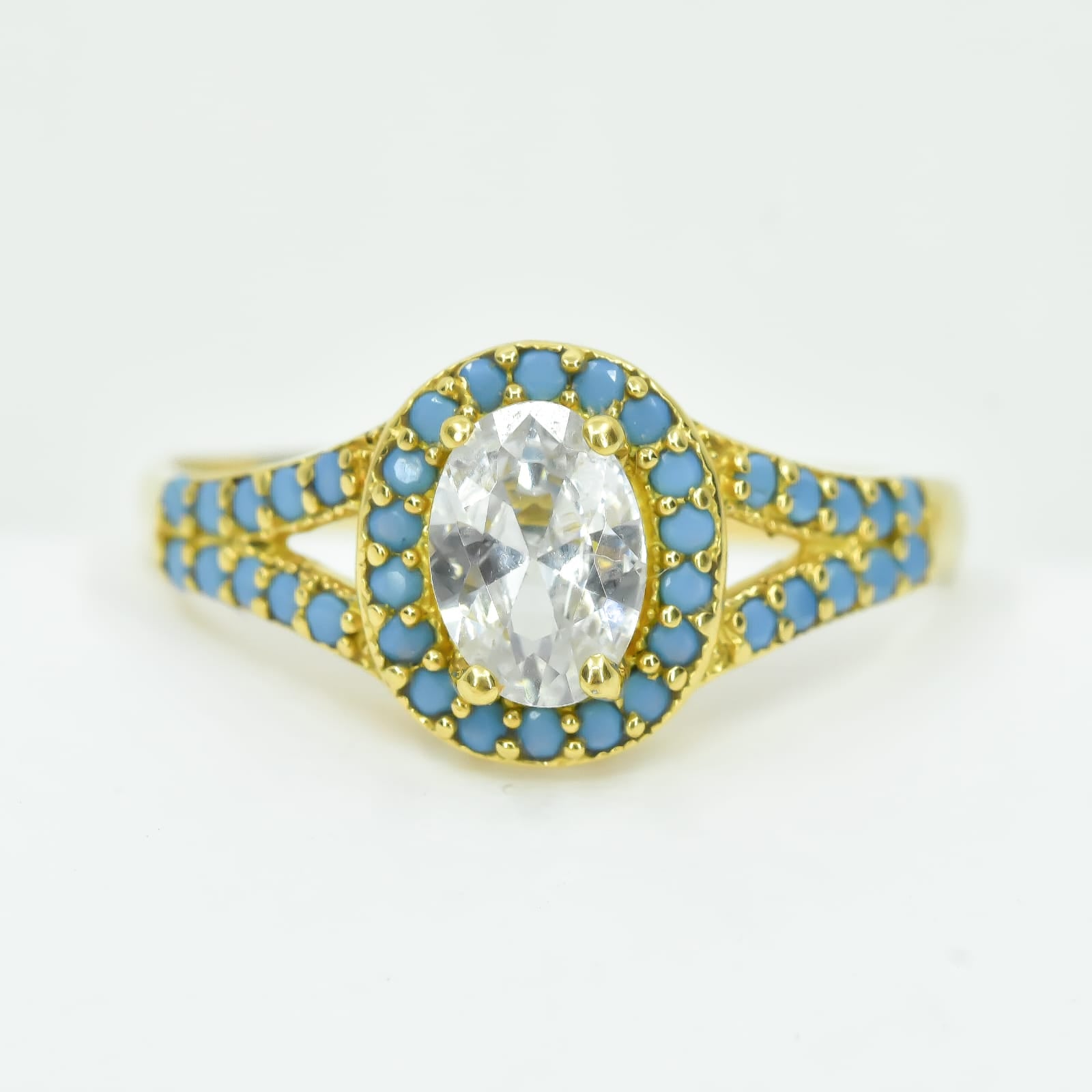 ANILLO CON ZIRCON TALLA 8