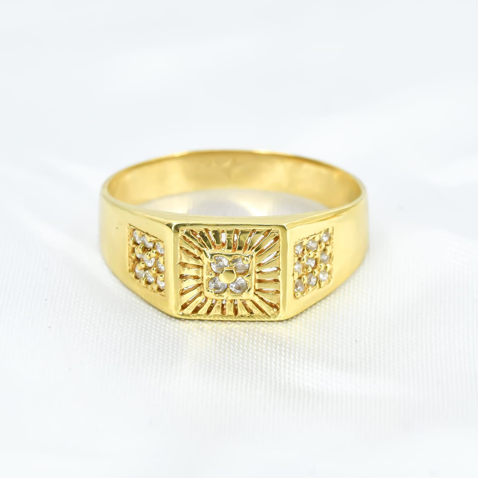 ANILLO ORO 18K TALLA 12 1/4