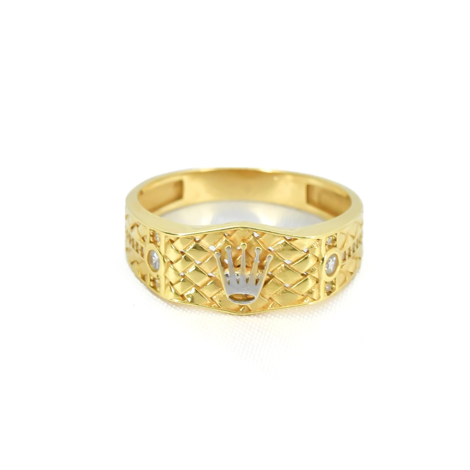 ANILLO CORONA ORO 18K TALLA 10 1/4