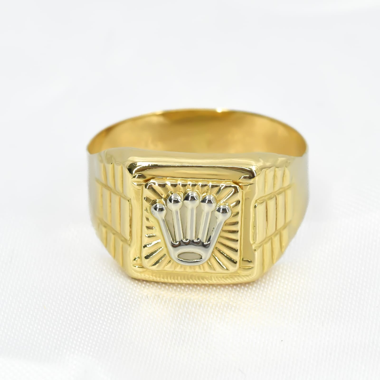 ANILLO CORONA ORO 18K TALLA 11 3/4