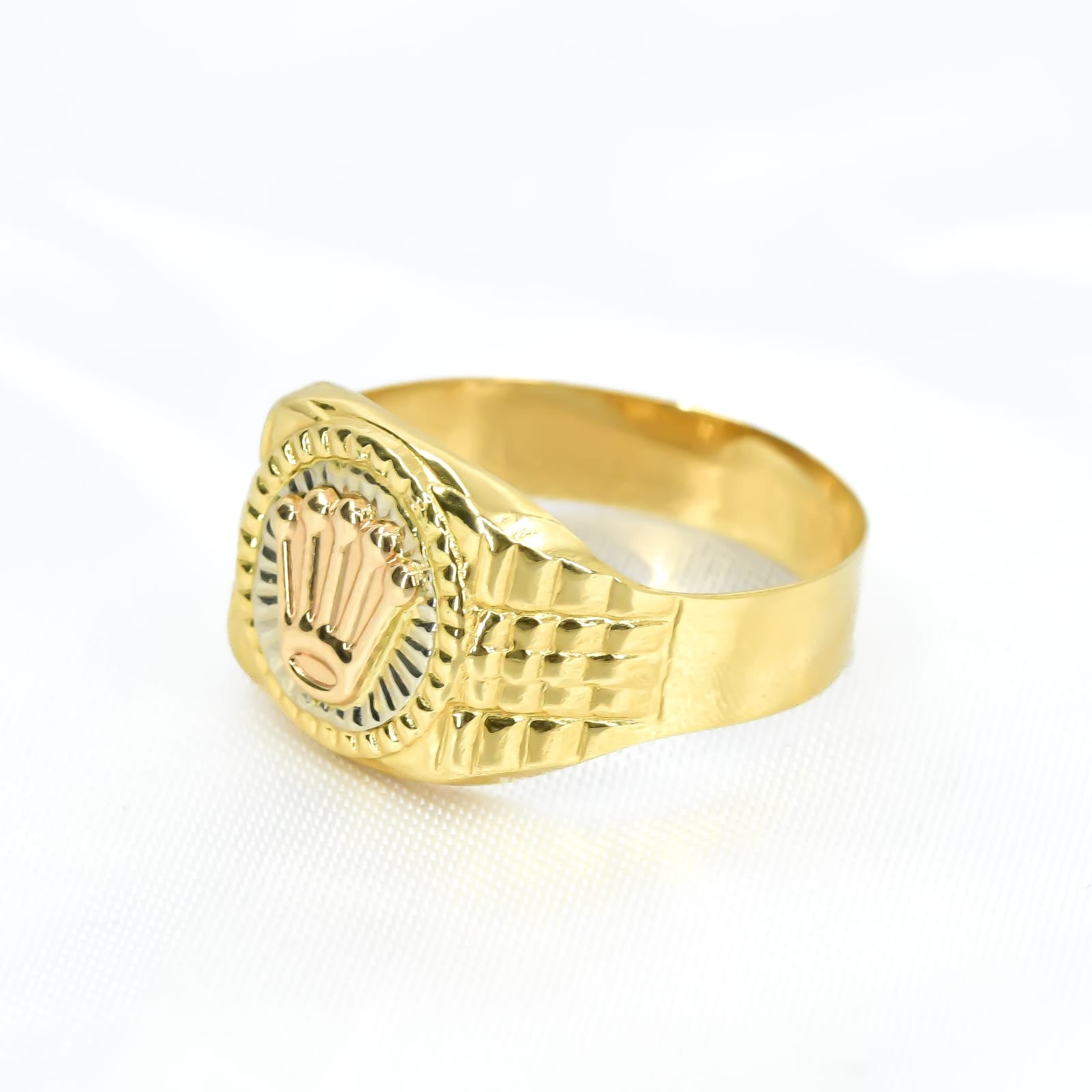 ANILLO CORONA ORO 18K TALLA 10 1/2