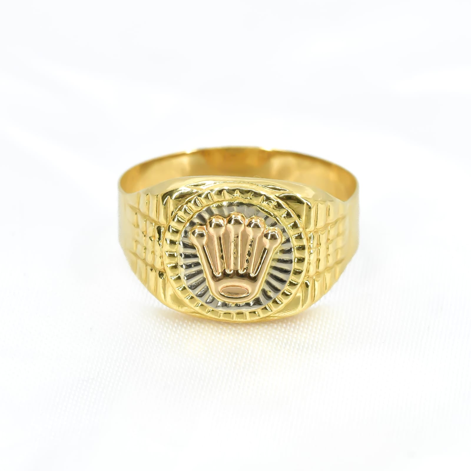 ANILLO CORONA ORO 18K TALLA 10 1/2