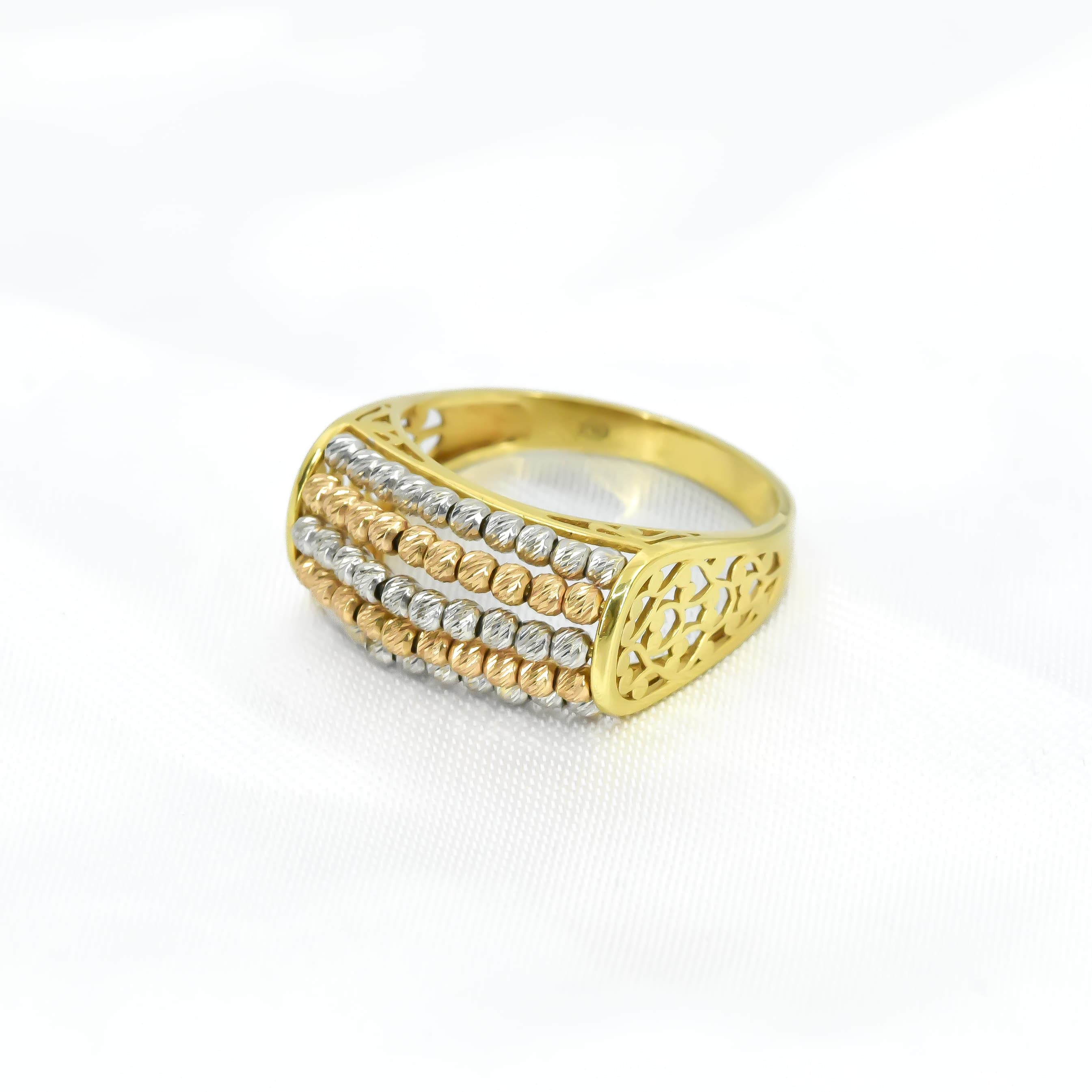 ANILLO ORO 18K TALLA 7 3/4