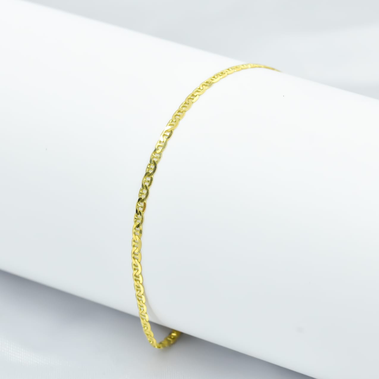 PULSERA T. PLANO ORO 18K X 19CM X 2MM