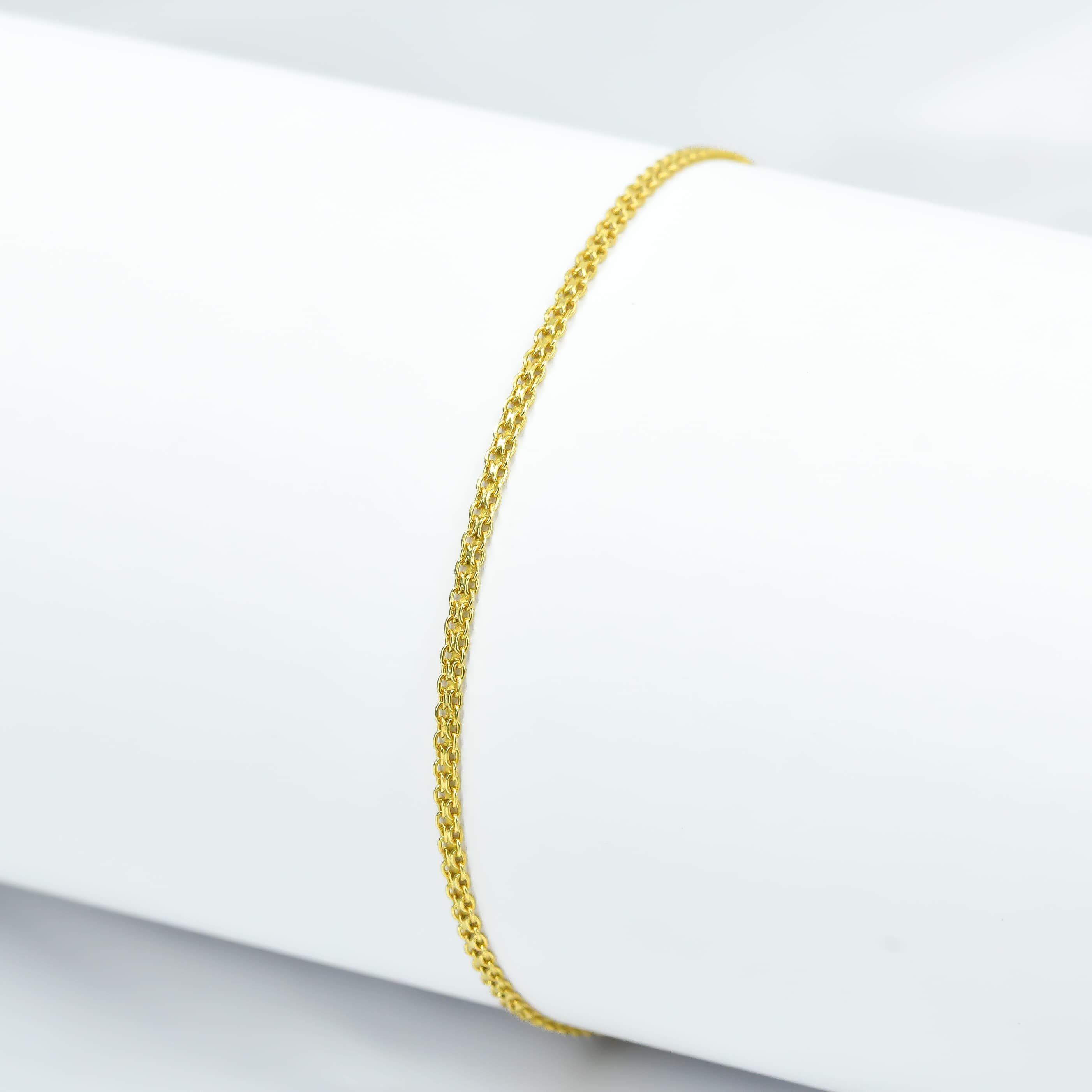 PULSERA T. CHINO ORO 18K X 18CM X 1.5MM