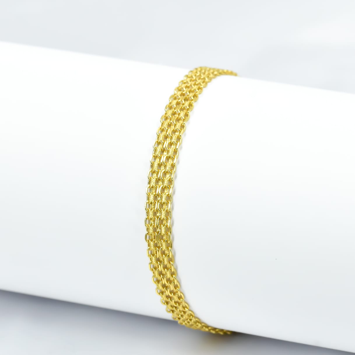 PULSERA T. CHINO ORO 18K X 19CM X 4.6MM
