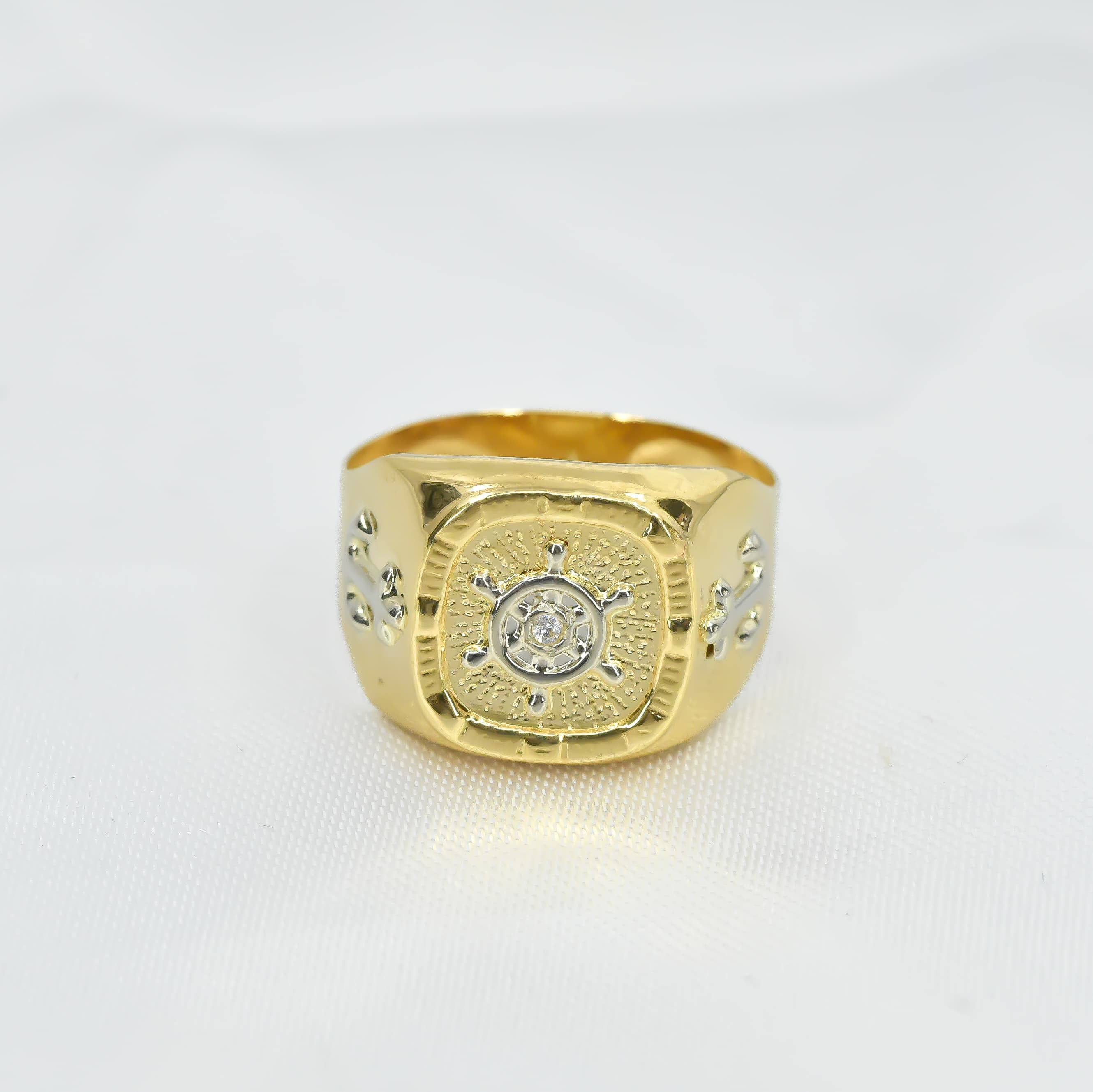 ANILLO ORO 18K TALLA 8