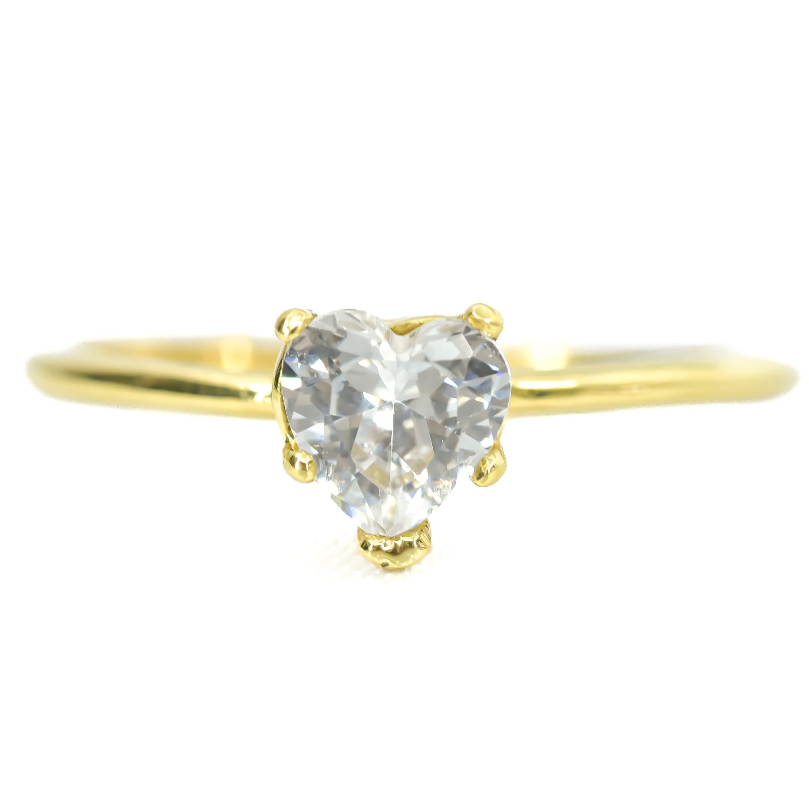 ANILLO CON ZIRCON ORO 18K TALLA 7