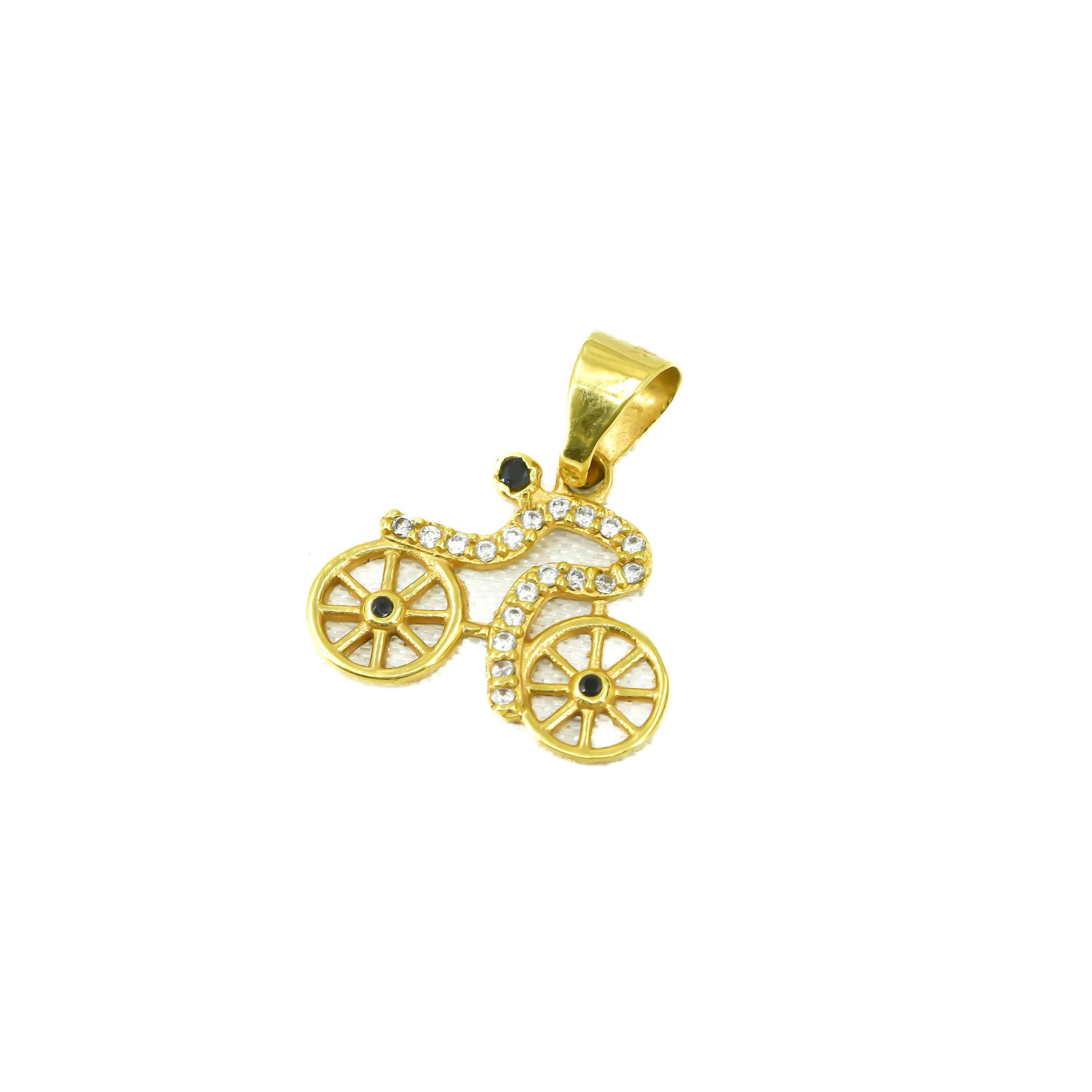 DIJE BICICLETA ORO 18K X 2CM