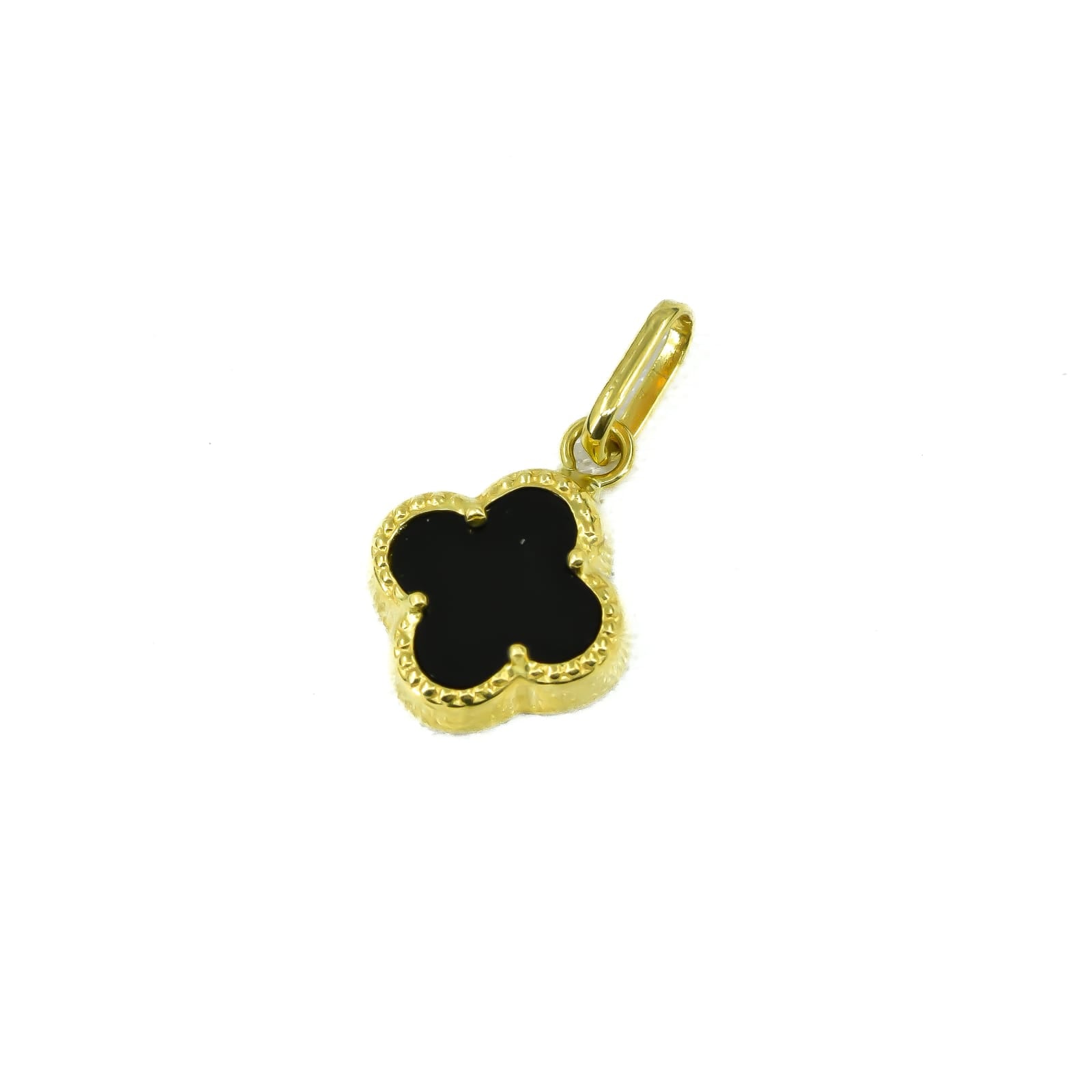 DIJE TREBOL ORO 18K X 2CM