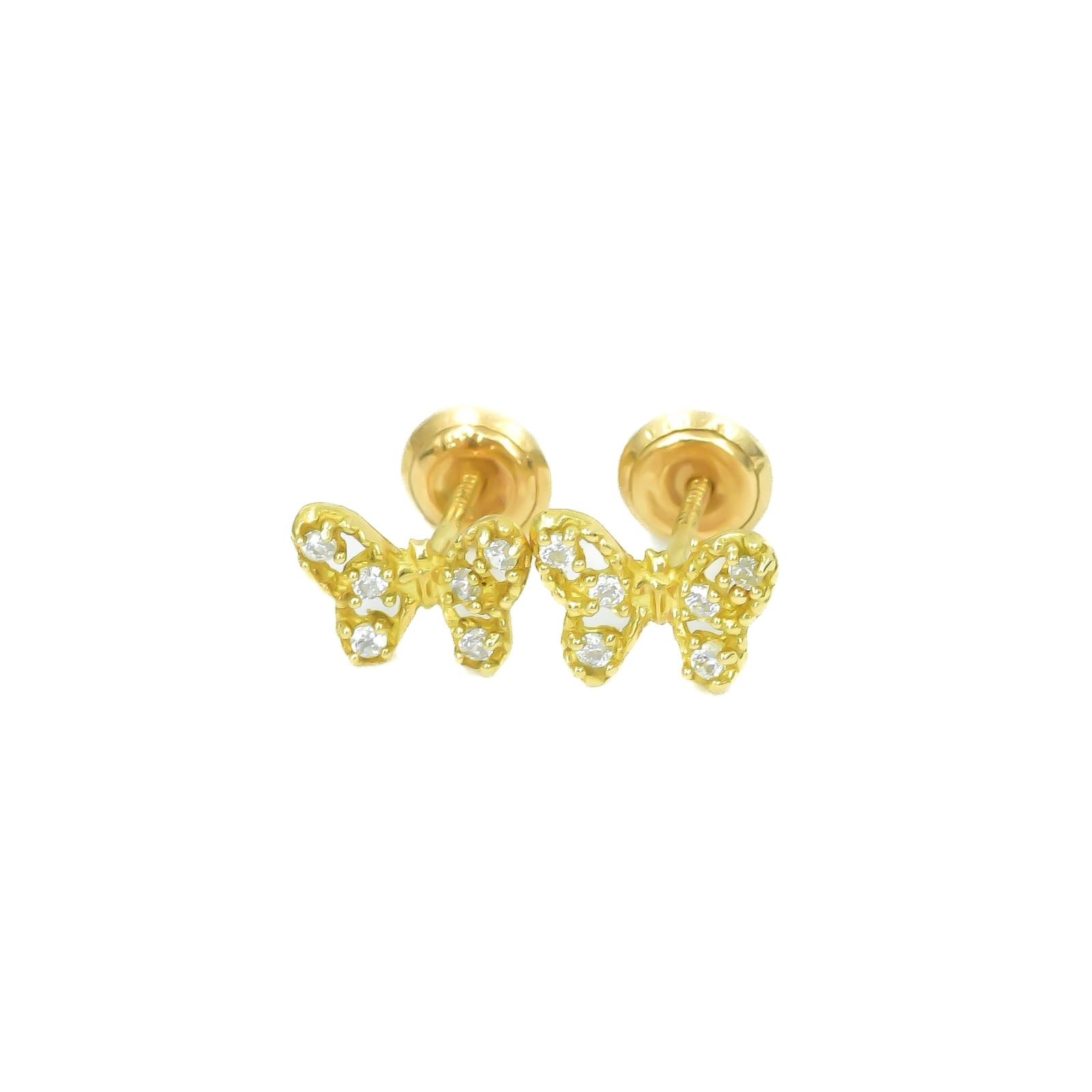 TOPOS MARIPOSA ORO 18K X 6.3MM