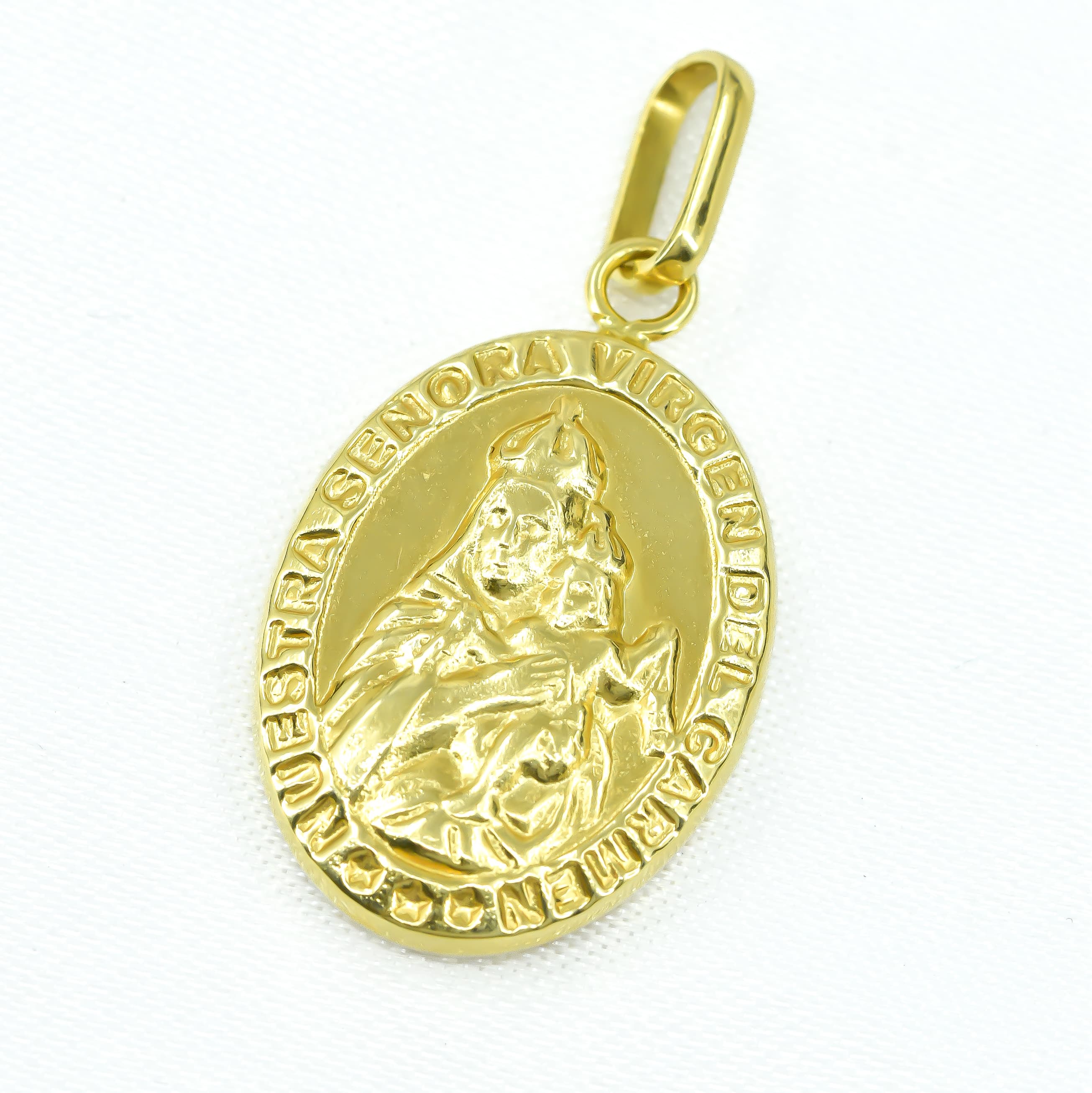 DIJE VIRGEN DEL CARMEN ORO 18K X 3.5CM