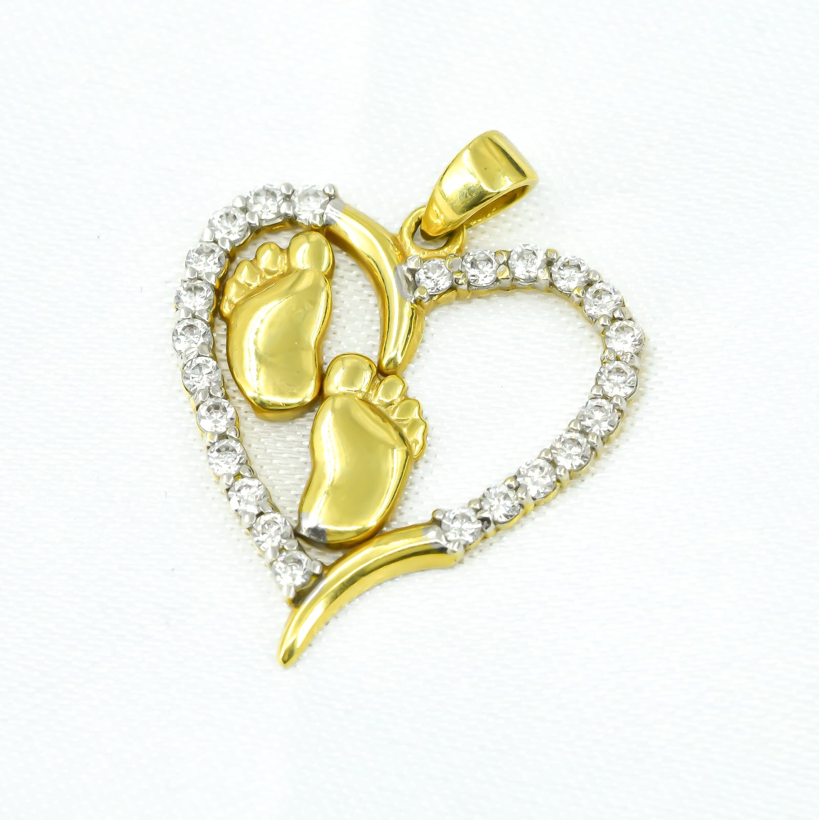 DIJE HUELLAS DE AMOR 2.2CM