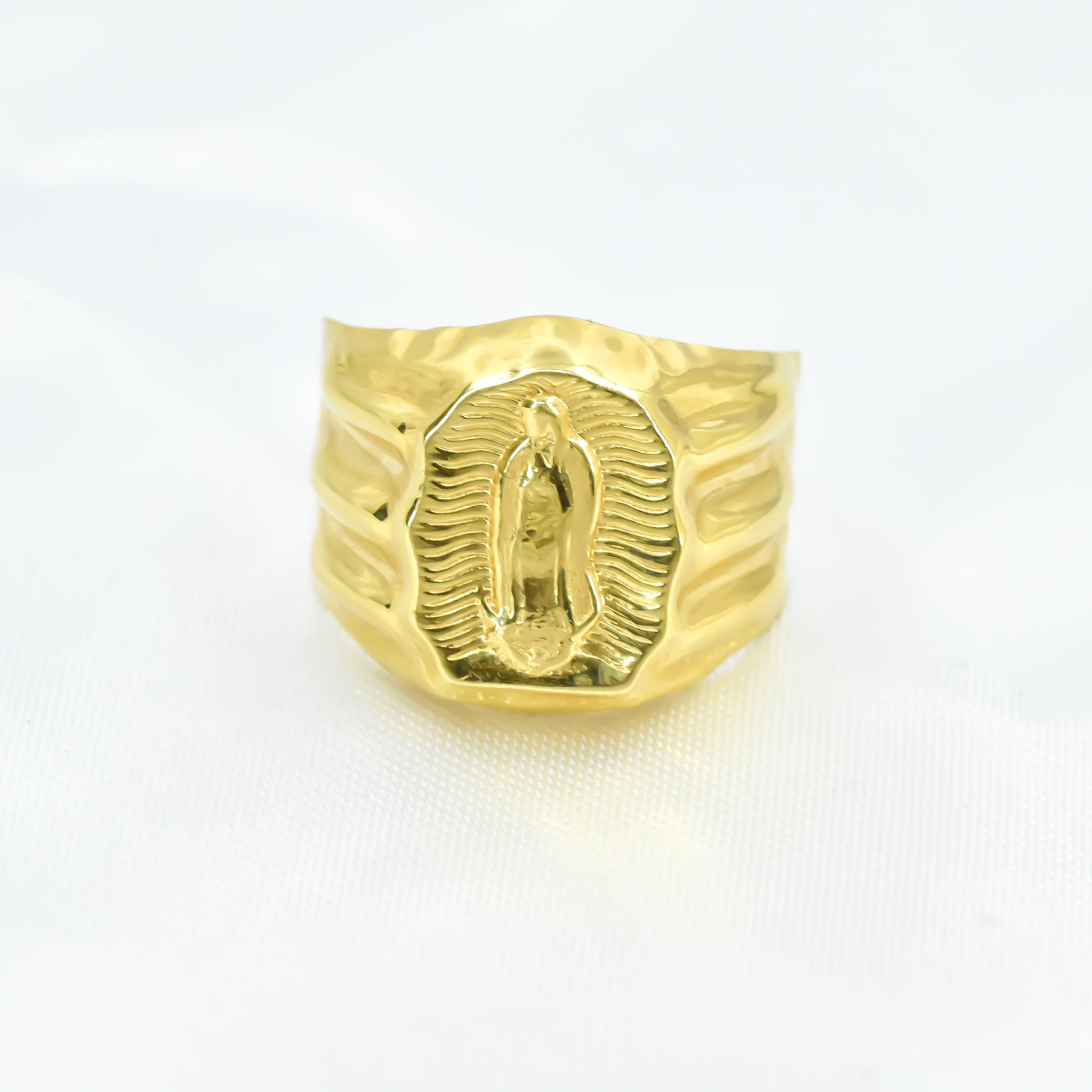 ANILLO GUADALUPE ORO 18K TALLA 9 3/4