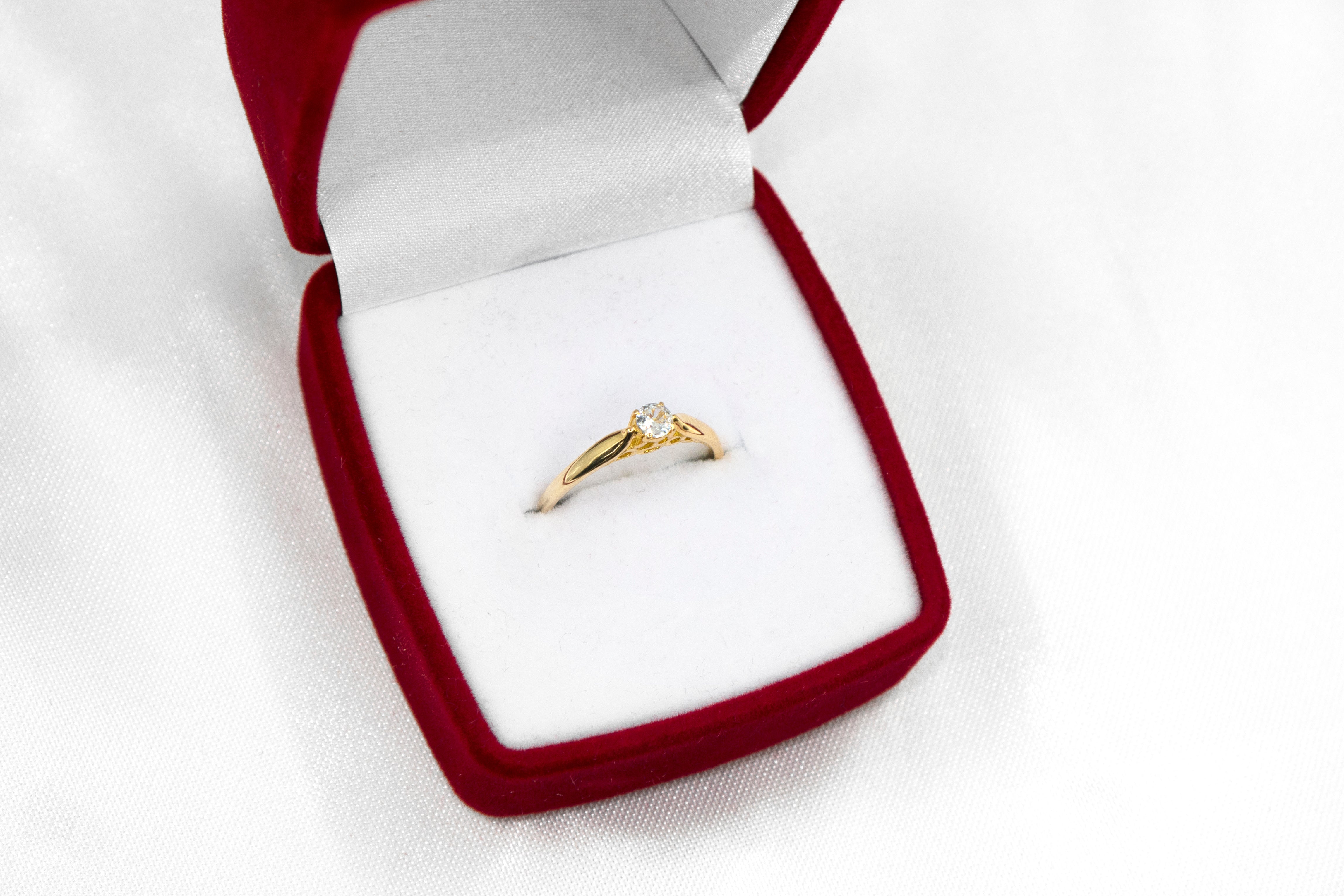 ANILLO COMPROMISO TALLA 7 1/4 - AC41