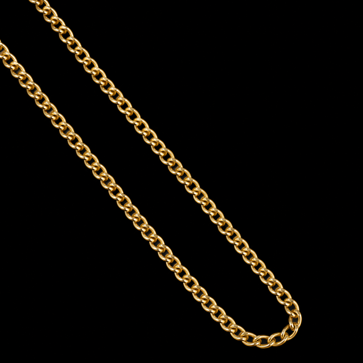 TOBILLERA ORO 18K T.CUBANO 24CM 2.8MM