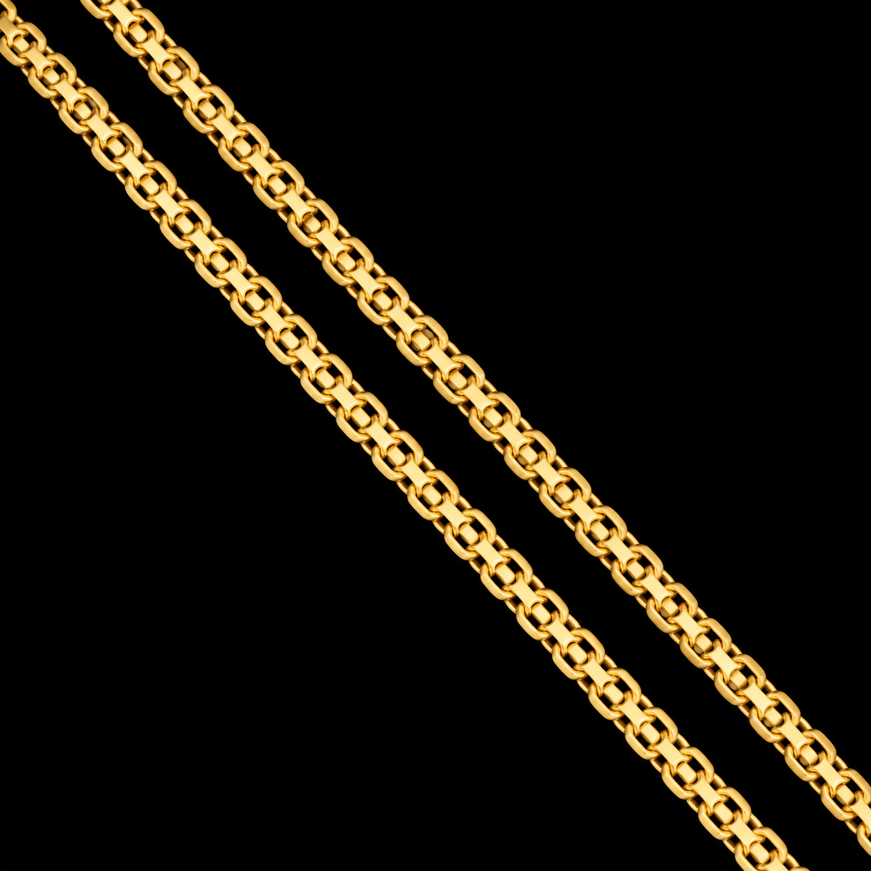 CADENA ORO 18K TEJIDO CHINO MUJER 45CM 2.5mm